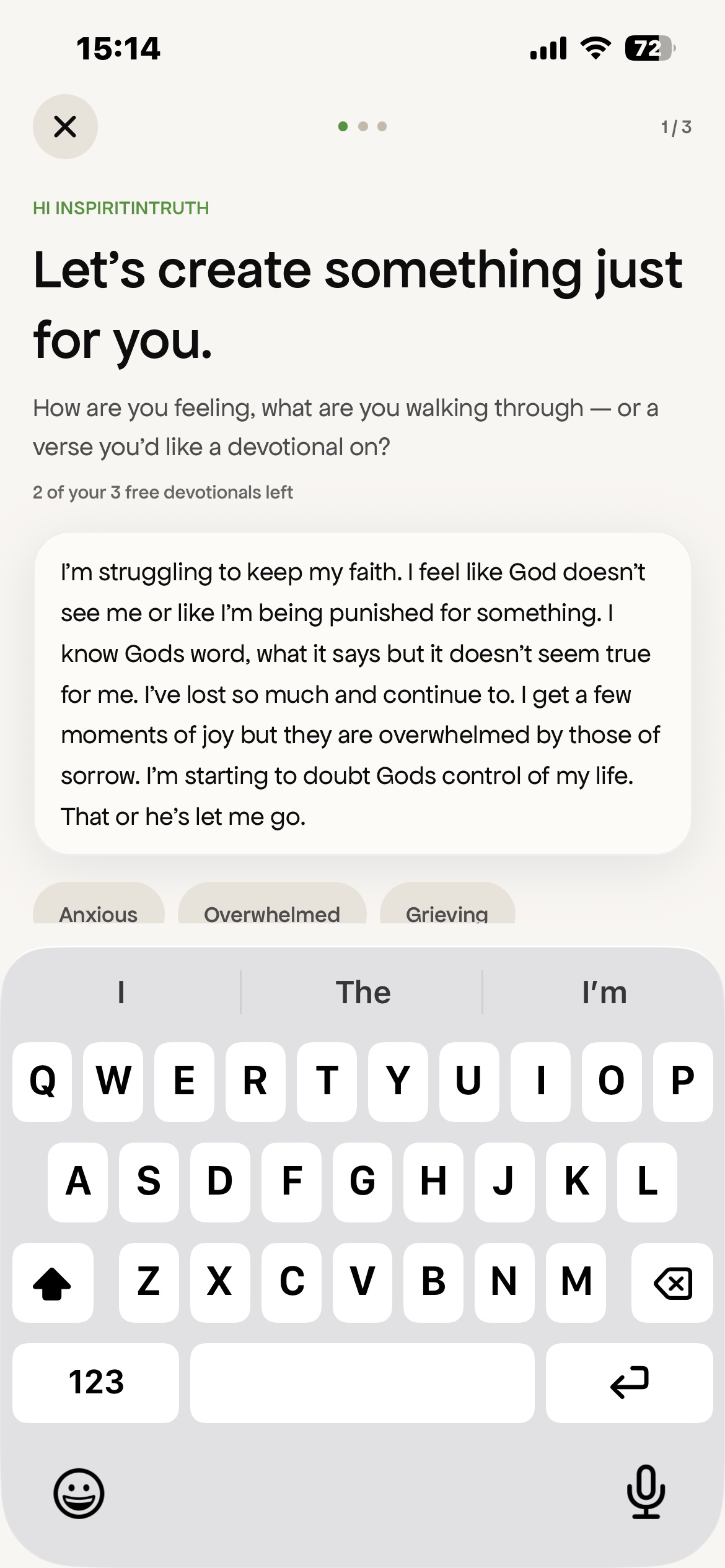 Tell it what is going on. It writes for that.